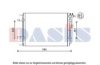 AKS DASIS 512077N Condenser, air conditioning